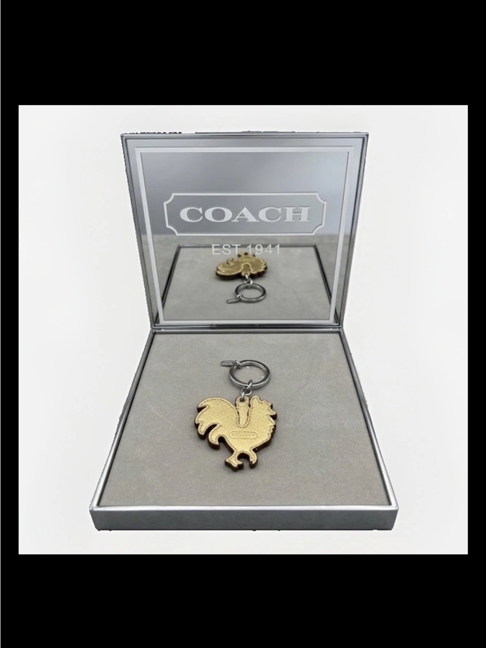 Coach Bag Charm Lunar New Year, 2005- “Year Of The Rooster” Style: (#92100)